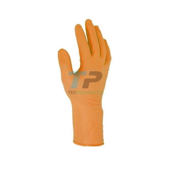 Ideal Grip Orange Nitrile Glove Pack of 50