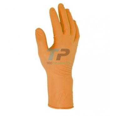 Ideal Grip Orange Nitrile Glove Pack of 50