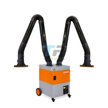 ProfiMaster Two Arm Welding Smoke Filter Unit With 2 To 4Mtr Rigid Arm