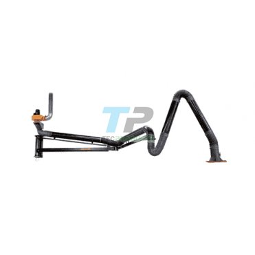 Welding Fume Exhaust Set 3 Joints - Rigid Metal Tube Arm 