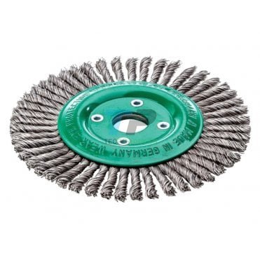 Lessman Steel 178MM x 22.2MM Pipeline Twist Knot Wire Wheel
