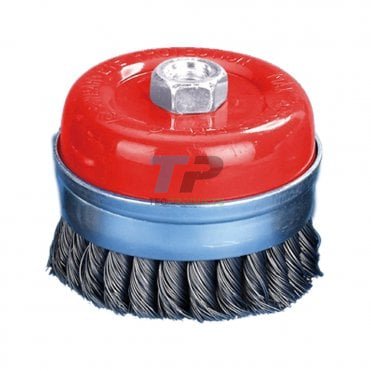 Mild Steel Twist Knot Cup Brush