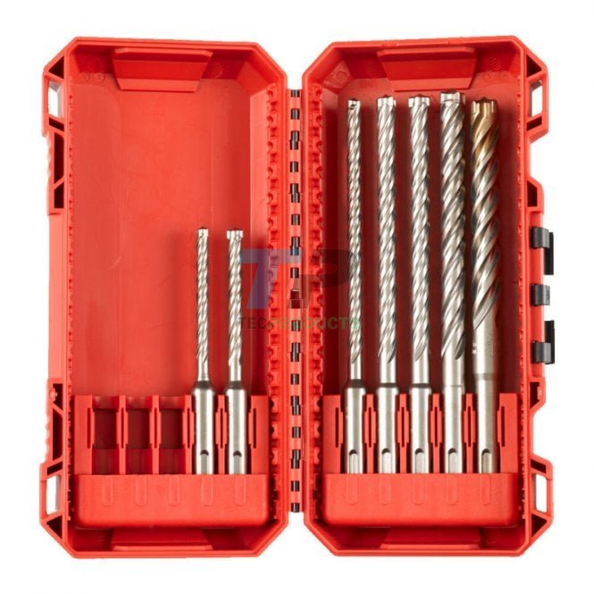 Milwaukee  MX4 SDS+ Drill Bit Set 7Pcs