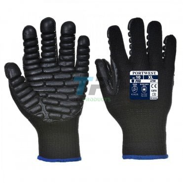 Portwest A790 Anti Vibration Glove in Black