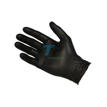 Portwest A925 Disposable Black Nitrile Powder Free Gloves Pack of 100