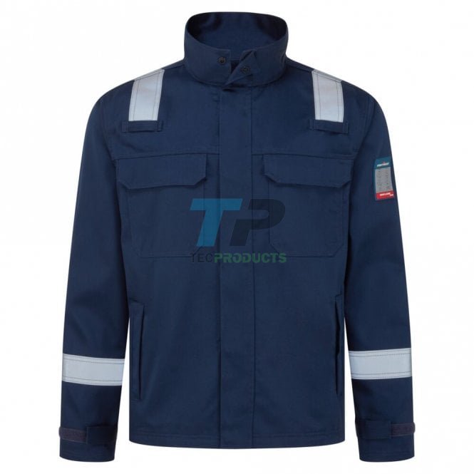 Portwest  FR741 Bizflame Work+ FR Jacket Navy