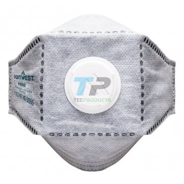 Portwest P392 EAGLE FFP3 Valved Carbon Fold Flat Respirator (Pk10)