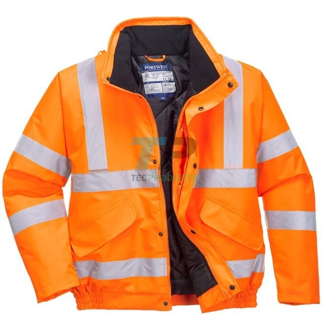 Portwest  RT32 Hi-Vis Bomber Jacket RIS Rail Work Jacket