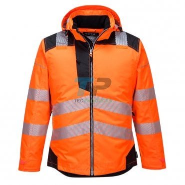 Portwest T400 PW3 Hi-Vis Jacket Waterproof Work Jacket