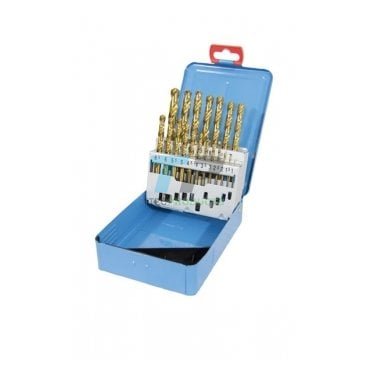 HSS Drill Bit Set 1.0-13mm (x0.5) Elite Plus Tin Coated