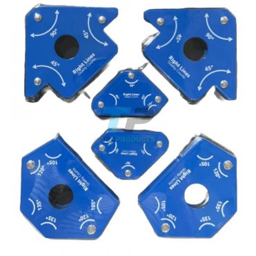 Right Lines 6 Piece Welders Magnet Set