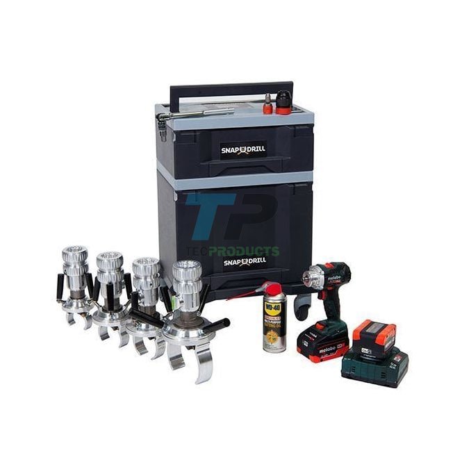 Snapdrill Pipe Hole Cutting Complete Kit 