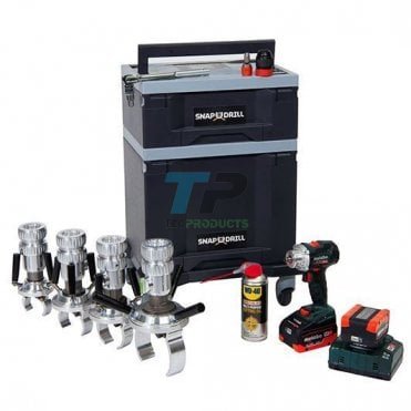 Snapdrill Pipe Hole Cutting Complete Kit 