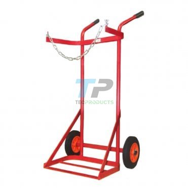 Solid Tyre Single Propane Cylinder Trolley