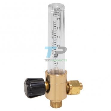 Argon/Co2 Gas Flow Meter With 3/8" BSP Fittings