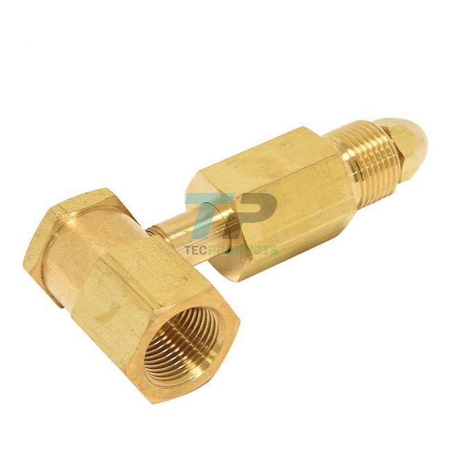 Starparts Gas Cylinder 90° Adaptor Left Hand Threaded