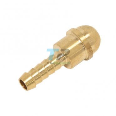Gas Hose Tail 3/8" BSP Nut To 1/4" Hosetail 