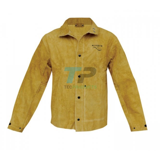 Starparts  Gold Leather Welders Jacket