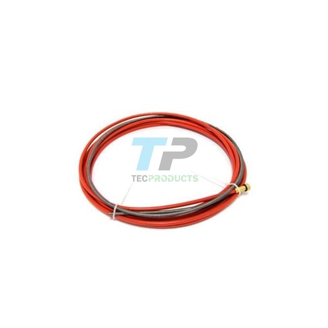 Starparts Standard MIG Liner 1.0-1.2MM Red Plastic Cover Steel 3M-5Mtr