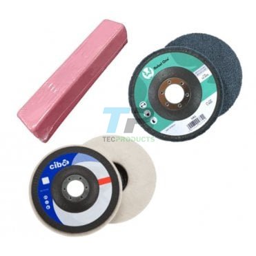 TEC Products Cibo Stainless Steel Polishing Kit 4.5"(115mm)