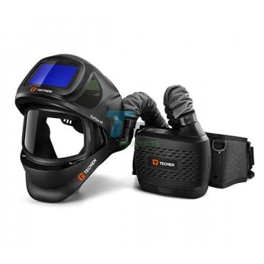 Tecmen V3 PAPR Airfed Auto-Darkening Welding & Grinding Helmet 