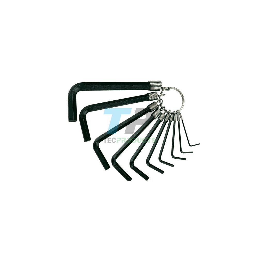 Allen Rinf Key Teng Metric (1.5-10mm) Hexagon Allen Key Set On Ring