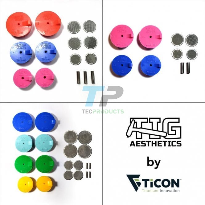 Tig Aesthetics  By Ticon Full Silicone Purge Plug Kit 