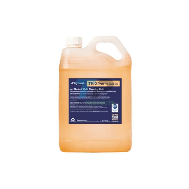 TIG Brush  TB-31ND Peach Weld Cleaning Fluid 5Ltr