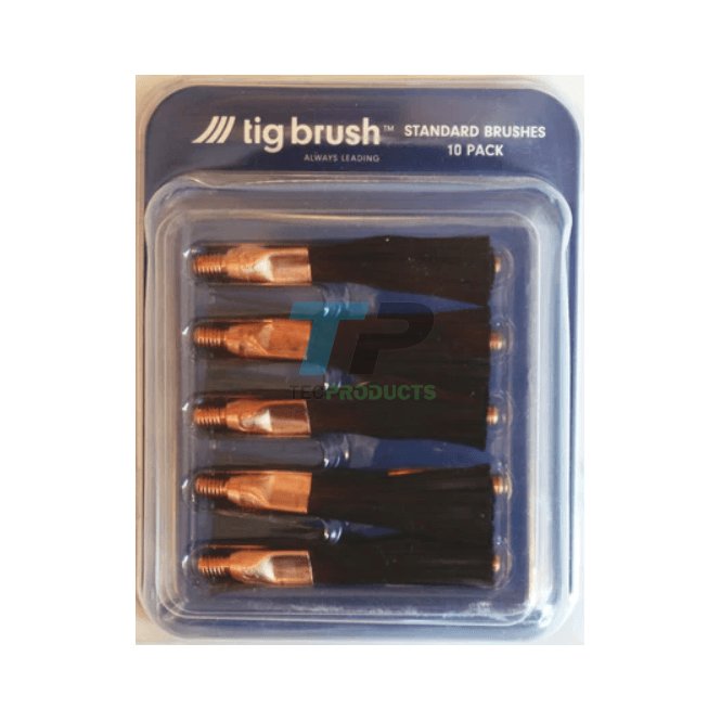 TIG Brush  Weld Cleaning Brush With Copper Ferrule M6 Thread Pack Of 10