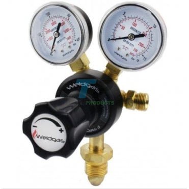 Weldgas Single Stage 2 Gauge Argon/Co2 Bottom Entry Regulator
